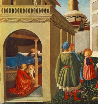 聖ニコラスの物語 聖ニコラスの誕生 ルネサンス フラ アンジェリコ Oil Paintings